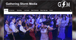 Desktop Screenshot of gatheringstormmedia.com