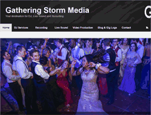 Tablet Screenshot of gatheringstormmedia.com